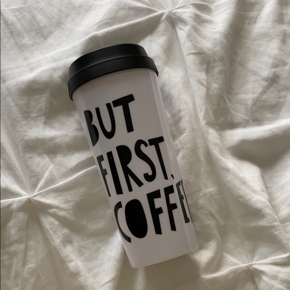 Travel Mug “But First Coffee”